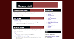 Desktop Screenshot of bobulous.org.uk